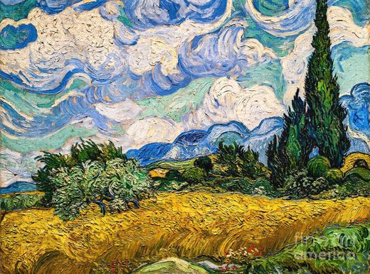 Vincent van Gogh | A Wheatfield, with Cypresses | NG3861 ...
