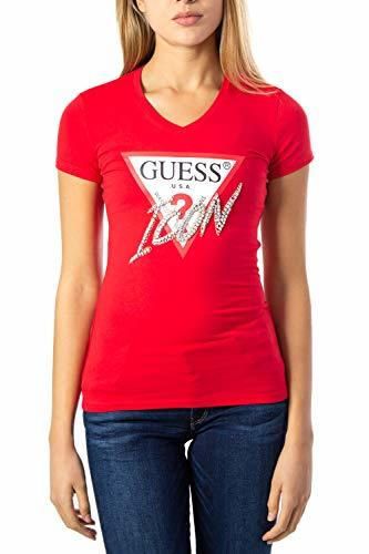 Guess T-Shirt Mujer Medium Rojo