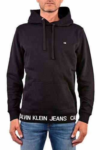 Calvin Klein Jeans Instit Logo Waistband Sudadera con Capucha CK Black