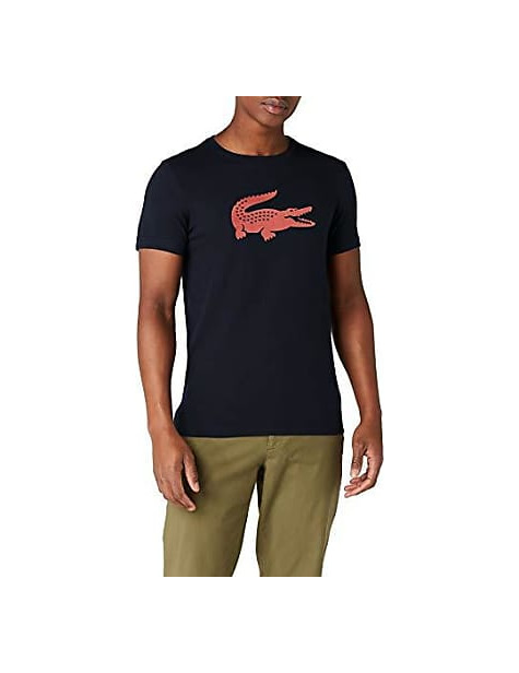 Fashion Lacoste Th3377 Camiseta, Plateado