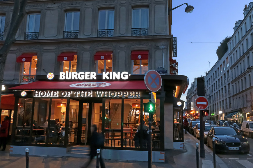 Restaurants Burger King Paris Montparnasse