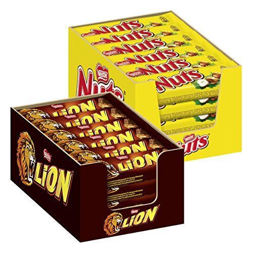 Nestlé Nuts Lion Juego de 2 pestillos