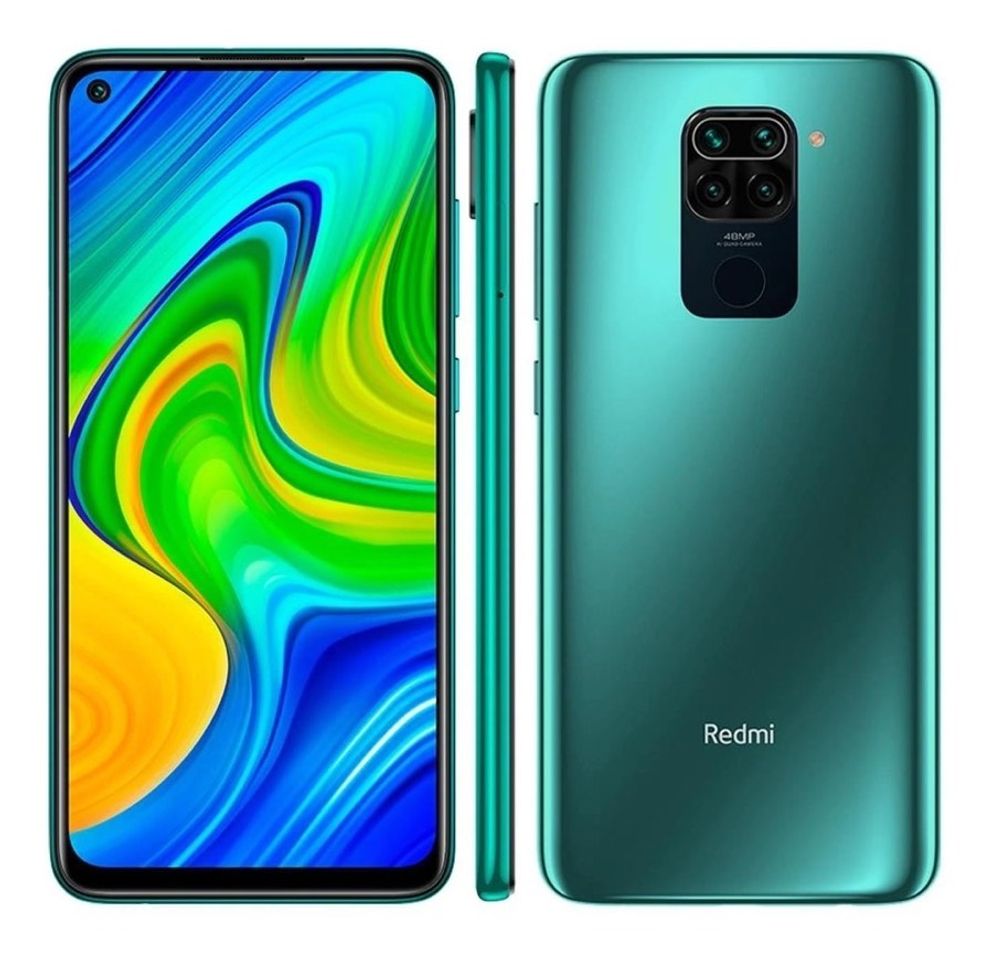 Moda Smartphone Xiaomi Note 9 Forest Green 128GB, 4GB MEMÓRIA RAM