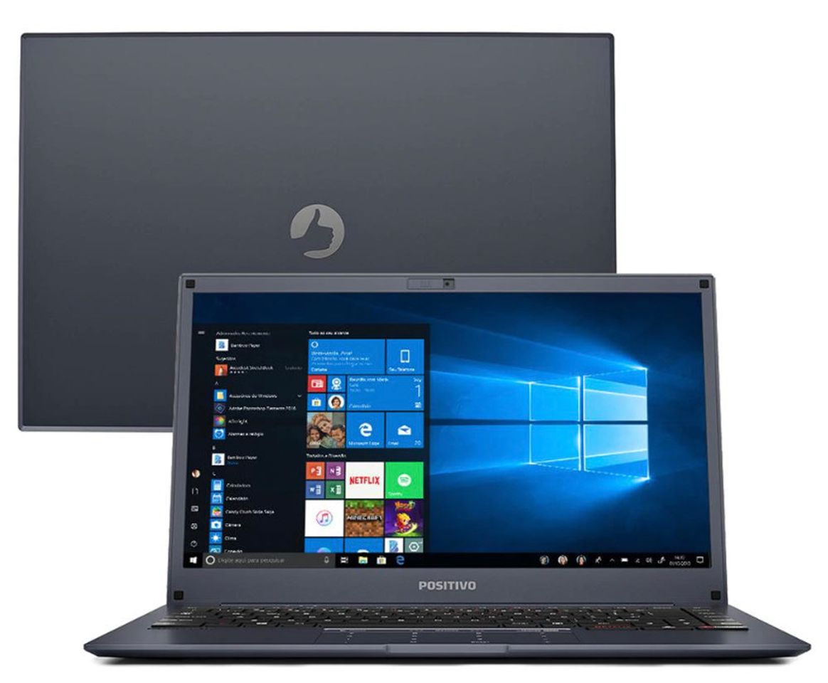 Fashion Notebook Positivo Quad Core 4GB 64GB SSD Tela 14” Windows 10