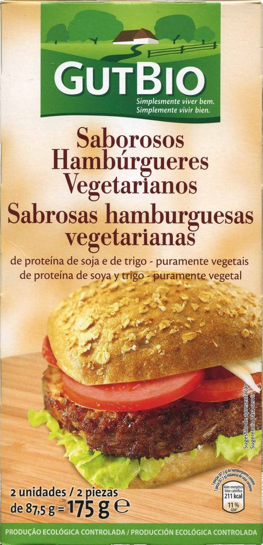 Products Hamburguesas vegetarianas trigo y soja