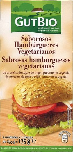 Hamburguesas vegetarianas trigo y soja