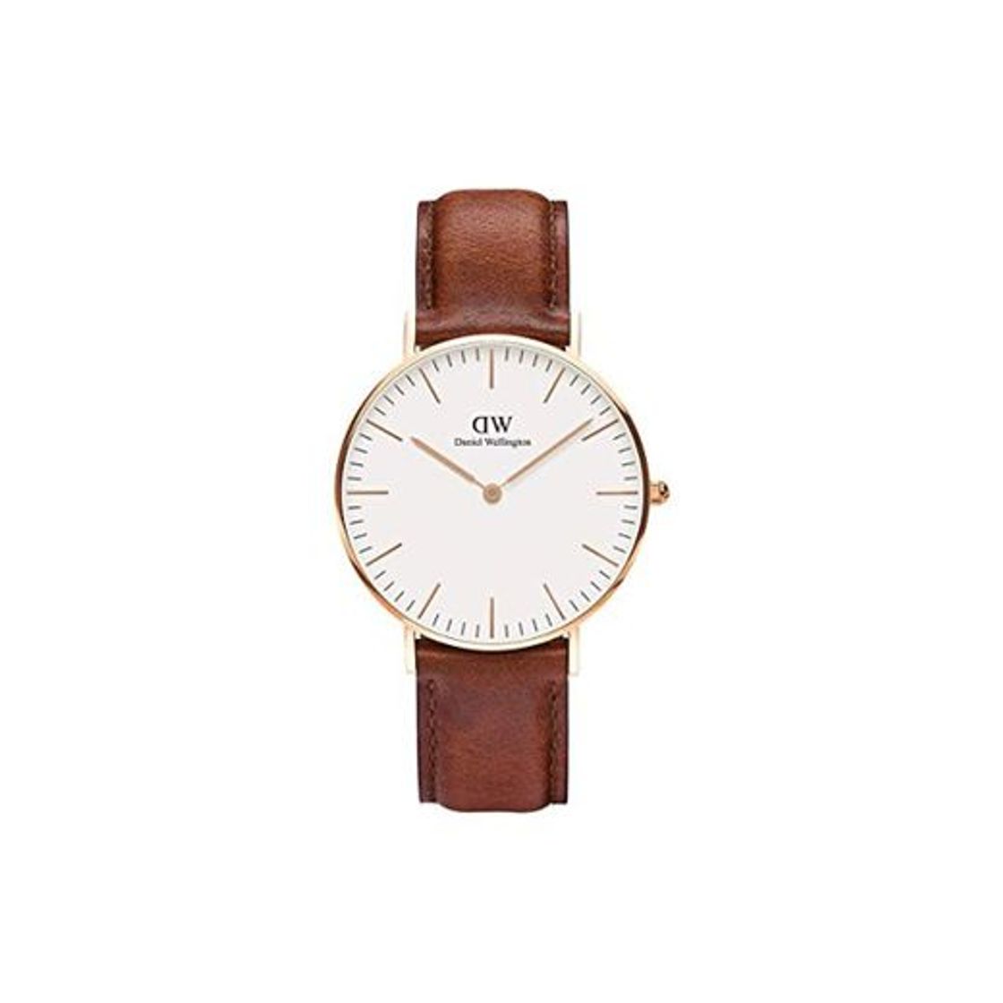 Fashion Daniel Wellington - Reloj analógico para mujer de cuero