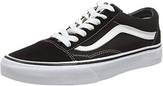 Vans Old Skool, Zapatillas Unisex Adulto, Negro