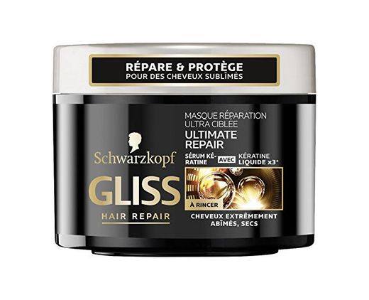Schwarzkopf Gliss -  - Máscara rparation ultra-cible Ultimate Repair - Pot 200 ml