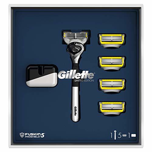 Social Gillette Fusion5 ProShield Set de regalo Maquinilla cromada