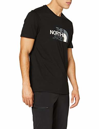 Social The North Face S/S Easy H Camiseta de Manga Corta, Hombre, Negro