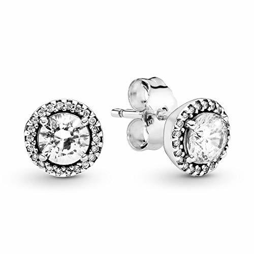 Product Pandora Pendientes de botón Mujer plata