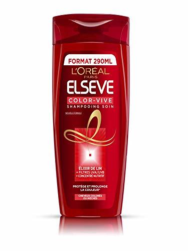 Belleza Elsève L'Oréal Paris Color-Vive - Champú para cabellos teñidos/mechas