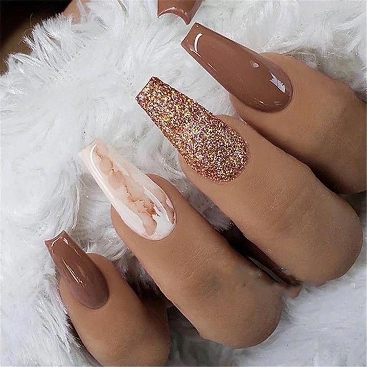 Social Nails design summer acrylic