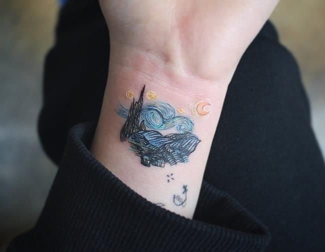 Social Small Tattoo