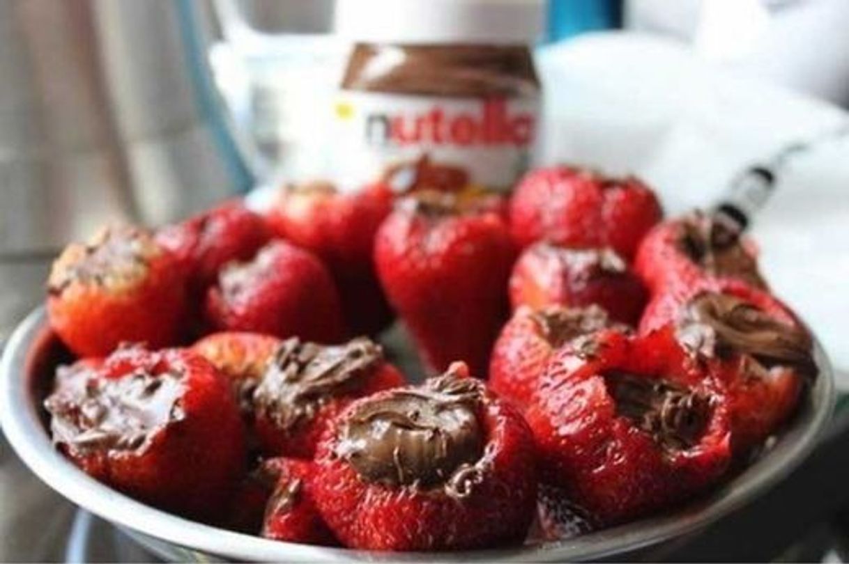 Social Morangos com Nutella
