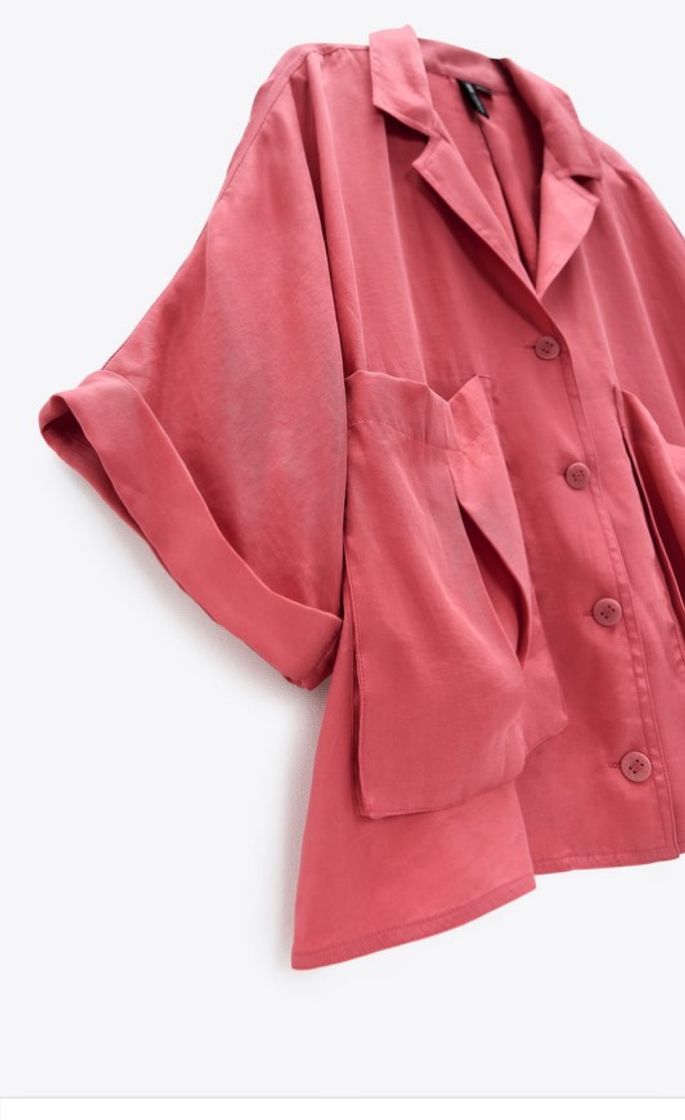 Social Camisa fluida rosa 