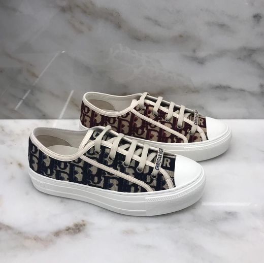 WALK'N'DIOR SNEAKER IN OBLIQUE EMBROIDERED CANVAS

