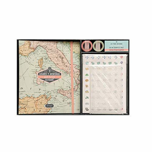 Producto Mr. Wonderful Kit Scrapbooking para álbum de Viaje-Lugares y Aventuras Que Nunca