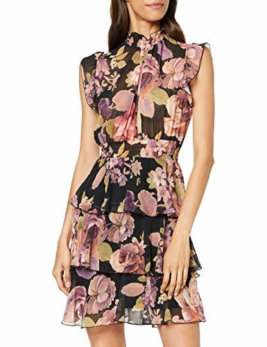 Place Rinascimento Cfc0094150003 Vestido de Fiesta, Negro