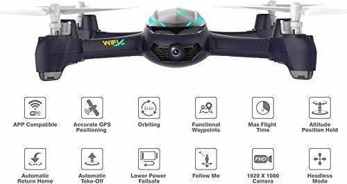 TYZXR Drone y cámara para Adultos Fotografía aérea HD 720P Cuatro Ejes