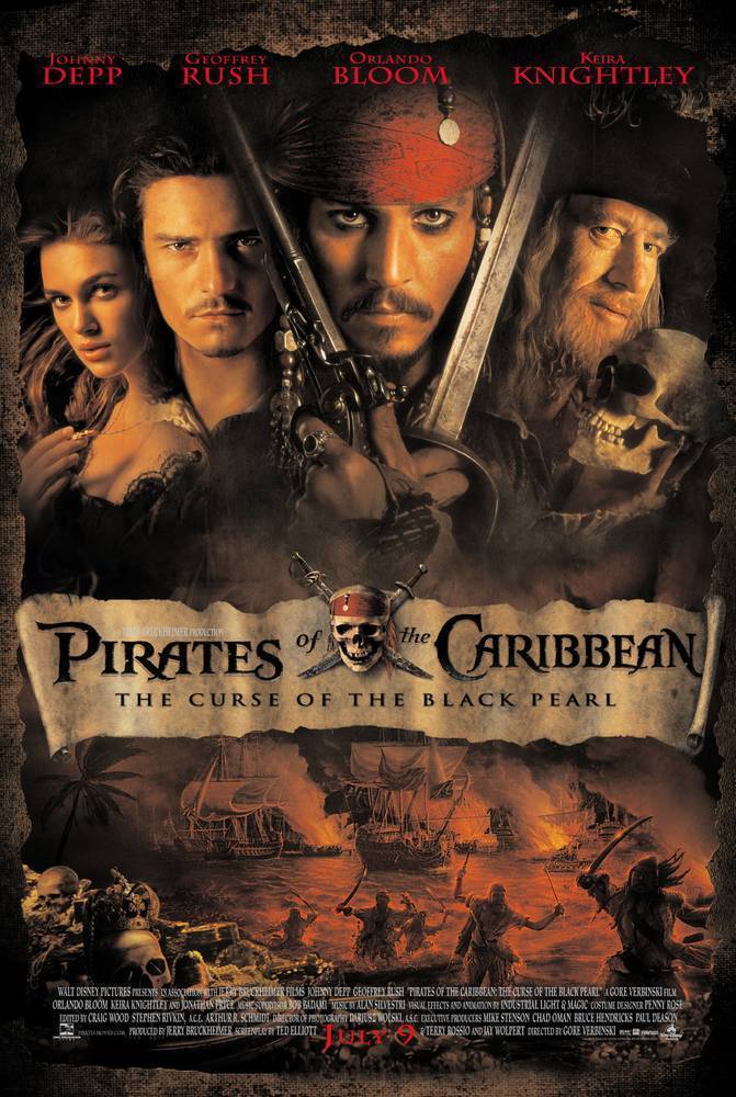 Película Piratas del Caribe: La maldición de la Perla Negra