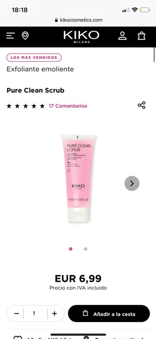 Product Gel exfoliante