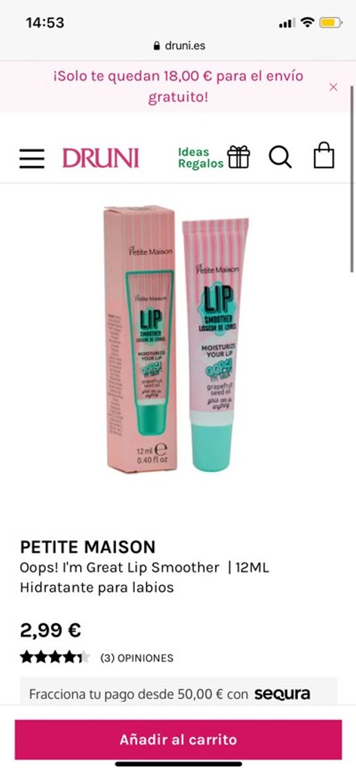 Product Oops! I'm Great Lip Smoother PETITE MAISON Hidratante para