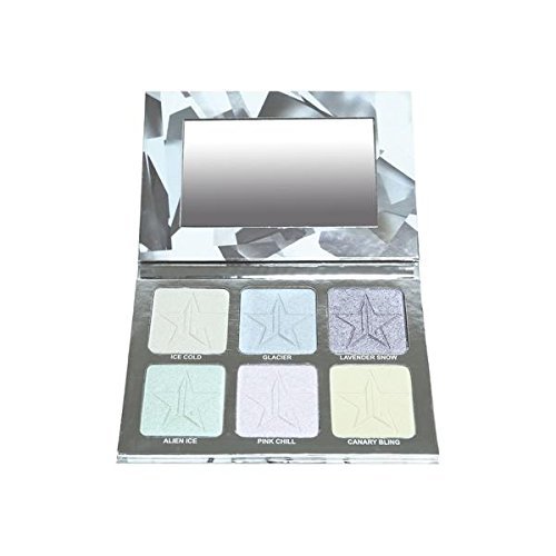 Social Jeffree Star Holiday Glitter Colección – Platinum hielo piel Pro paleta de hielo