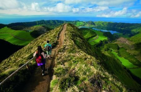 Sete Cidades Mata do Canario Hiking Trail, Arrifes, Portugal