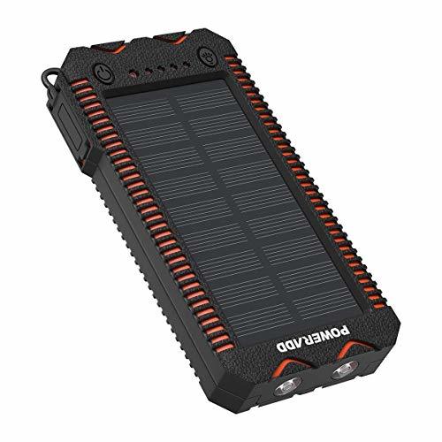 Electronic POWERADD Cargador Solar Portátil con 12000mAh