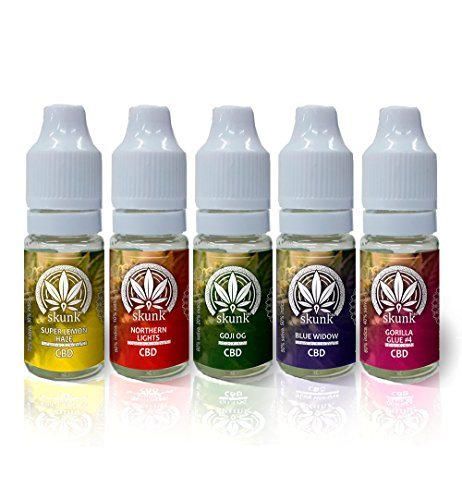 PACK E-LIQUID CBD 5 SABORES 50MG