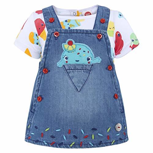 Product Tuc Tuc Pichi Vaquero+Camiseta Punto NIÑA Cute Ice, Petos para Bebés, Azul