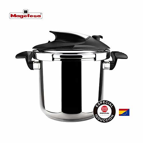 Social MAGEFESA Nova Olla a presión Super rápida de fácil Uso, Acero Inoxidable