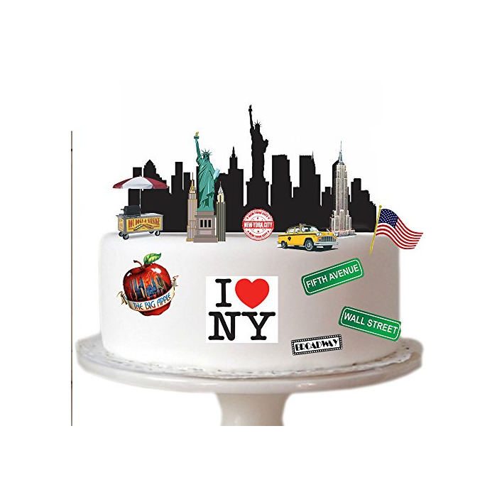 Product Ciudad de Nueva York escena hecho de papel comestible perfecto para la