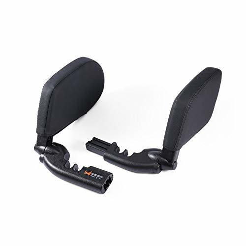 Social Car Seat Neck Headrest Pillow Adjustable Travel Headrest PU Leather Car Safety