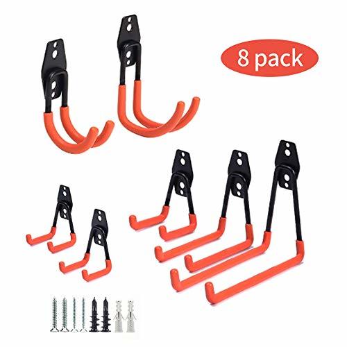 Place Ganchos de garaje Heavy Duty Garage Hanger Storage Holders Wall Mount Organizador