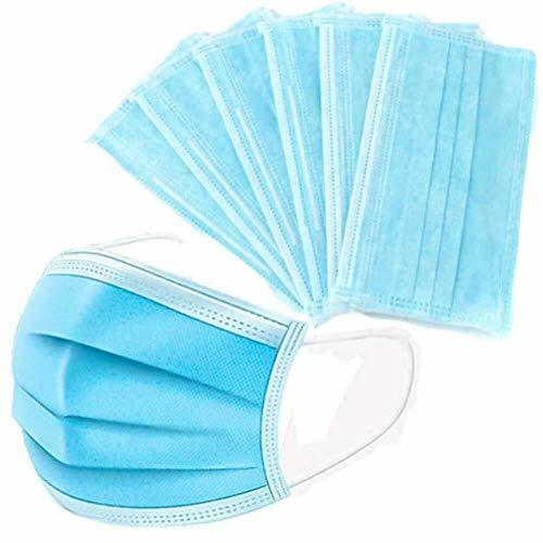 Social 3-PLY Disposable Face Medical M-A-S-K-S with Earloops Protective for Smoke