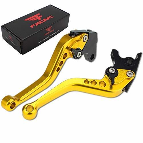 Place FXCNC Racing Aluminio Corto Freno Ajustable Embrague Palancas para Honda VTR1000F/FIRESTORM 98-05