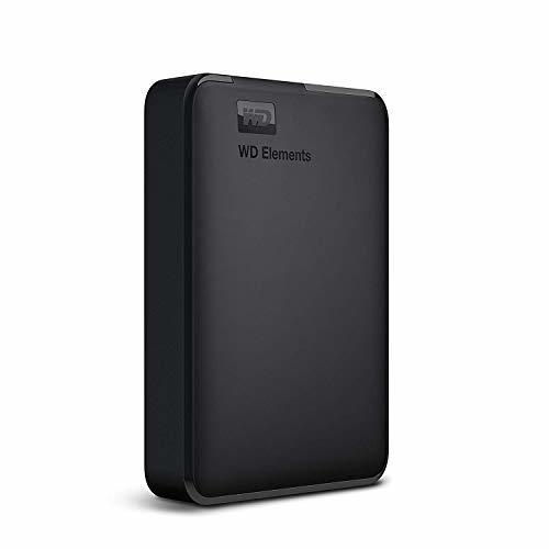 Electrónica WD Elements - Disco duro externo portátil de 4 TB con USB