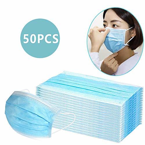 Lugar Mascarillas Desechables Máscara Protectora Mask Facial contra Saliva Viento Esmog Polvo 3