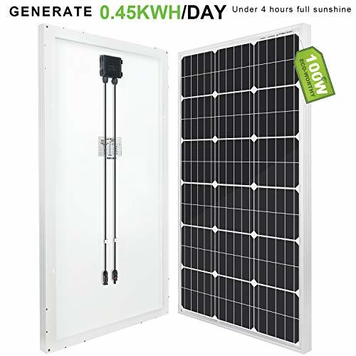 Product ECO-WORTHY Módulo Solar 100w 12v policristalino para Cargar baterías