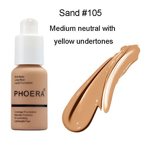 Social 30 ml Phoera Base de Maquillaje Cubierta del Corrector Make Up Cream