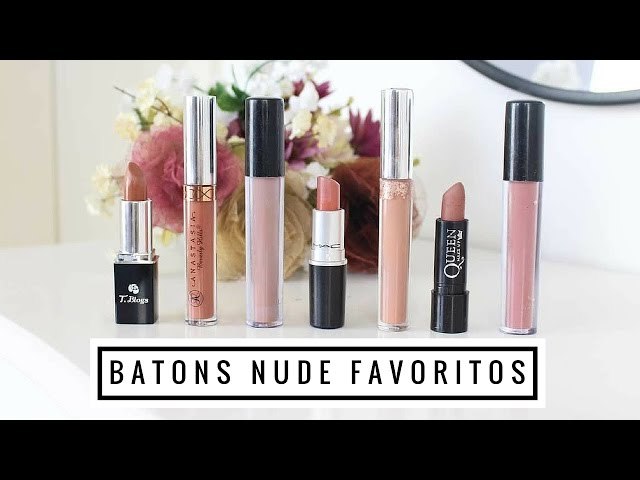 Moda Meus batons nude preferidos (nacionais) - YouTube