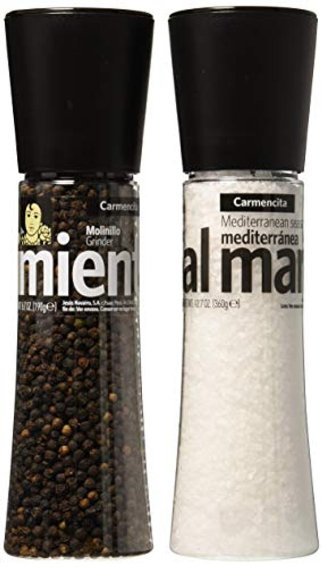 Producto Carmencita Molinillos de Sal y Pimienta Negra