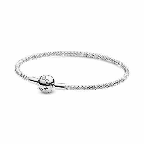 Social Pandora Pulsera cadena Mujer plata