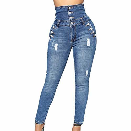 Place Calidad de Cintura Alta Skinny Women Jeans Casual Stretchy Pencil Denim Pant