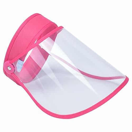 Bageek Protector Facial Protector antigotas Transparente Protector de Visera Facial Sombrero Protector