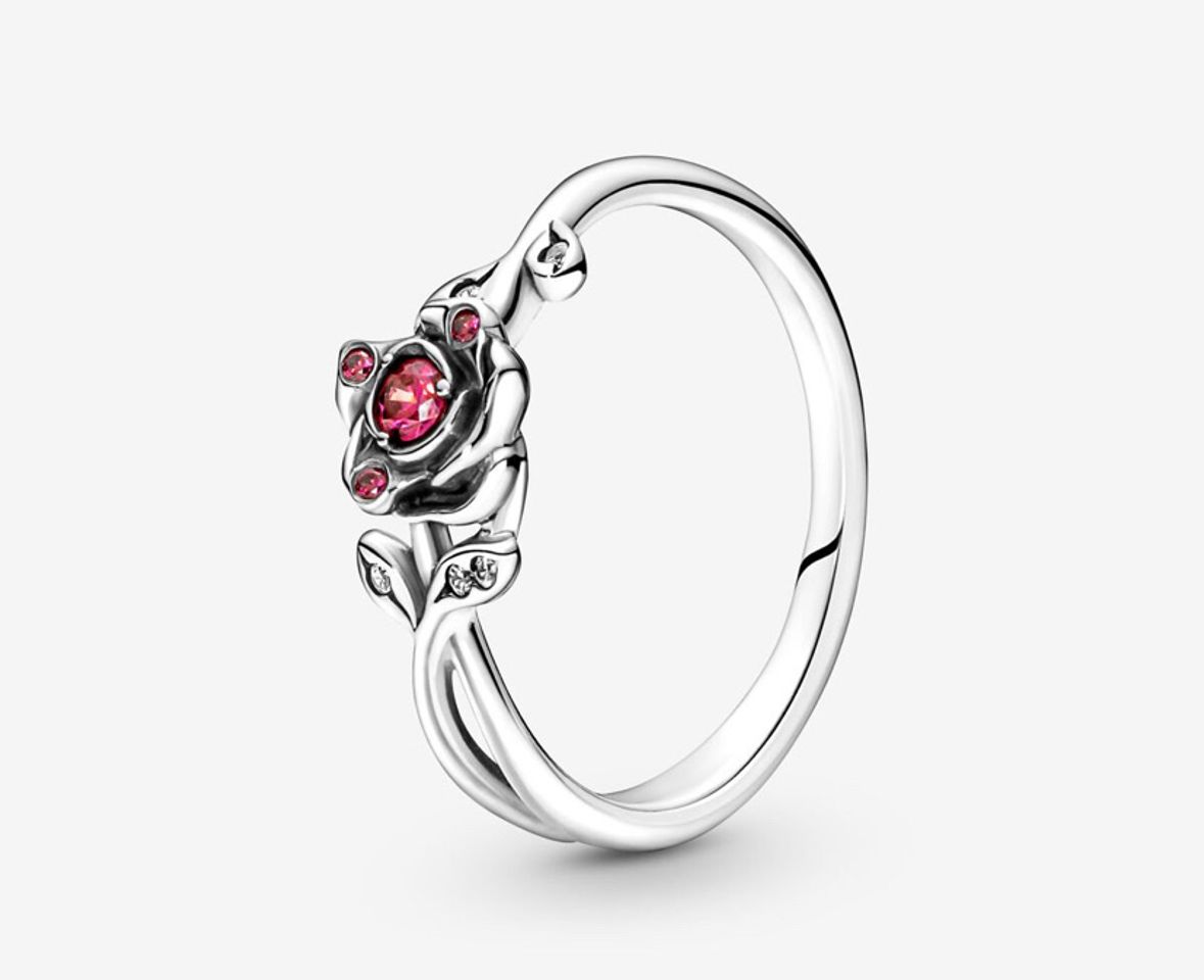 Fashion Anillo Rosa de la Bella y la Bestia de Disney | Pandora ES