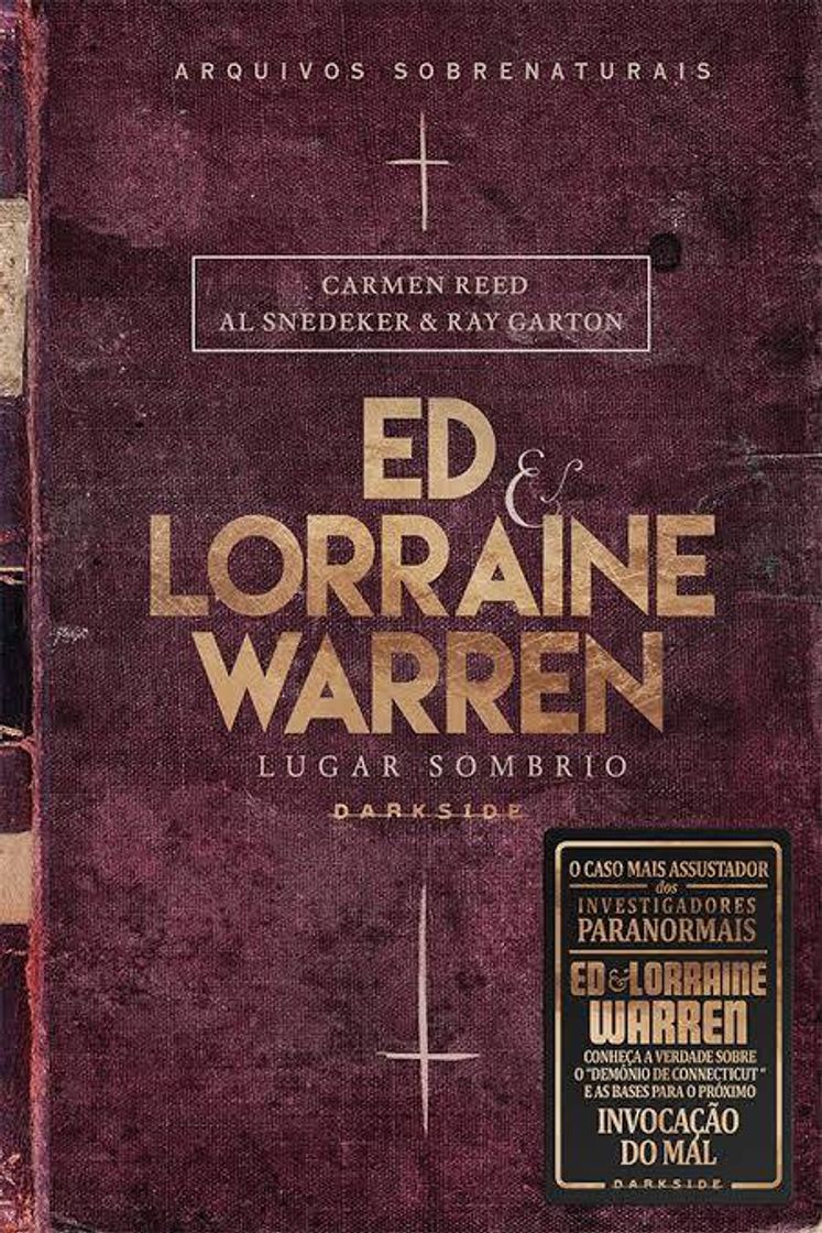 Libro Ed & Lorraine Warren - Lugar Sombrio - DarkSide Books